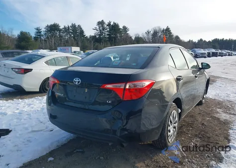 2019 Toyota Corolla Le from USA, damaged, VIN 2T1BURHE4KC132365